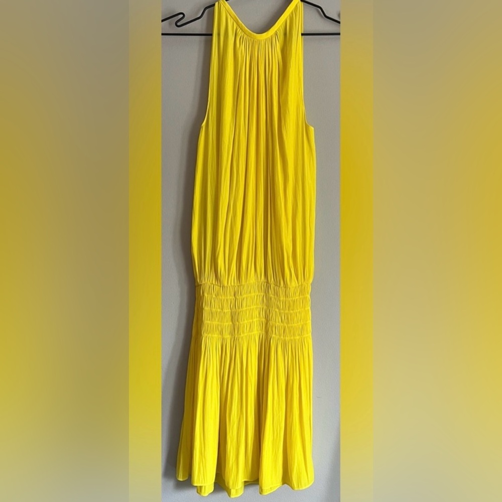 Ramy Brook Women’s Yellow Paris Sleeveless Mini Dress Size XS